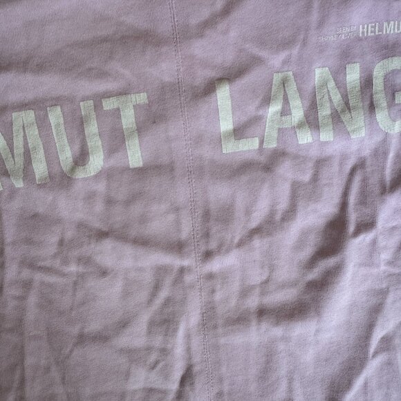 Helmut Lang 100% Cotton Pink T-Shirt - Picture 5 of 8